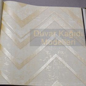 Adawall 1207-3 Octagon Krem 106x10 Duvar Kağıdı