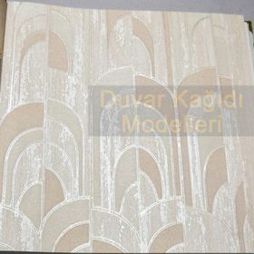 Adawall 1209-2 Octagon Krem 106x10 Duvar Kağıdı