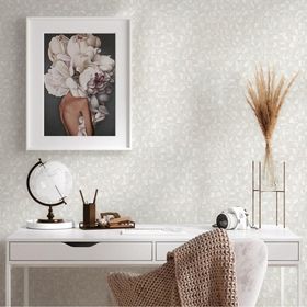 Adawall 1512-1 Vera Koleksiyonu Beyaz 100x110 Duvar Kağıdı