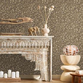 Adawall 1512-5 Vera Koleksiyonu Kahverengi 50x110 Duvar Kağıdı