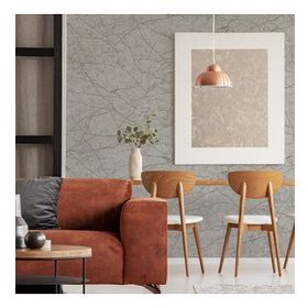 Adawall 23107-3 Roka Serisi Gri Modern Çizgisel Desen Duvar Kağıdı