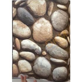 Adawall 23113-2 Roka Serisi Çok Renkli Modern Taş Desen Duvar Kağıdı