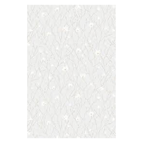 Adawall 7800-1 Beyaz Çiçek Desenli Seven 106x10 Duvar Kağıdı