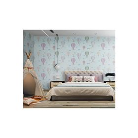 Adawall 8901-1 Ada Kids Balonlu Yerli Üretim Duvar Kağıdı