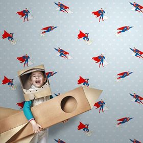 Adawall 8915-2 Ada Kids Süpermen Çocuk Odası Duvar Kağıdı