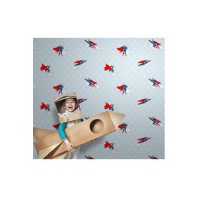 Adawall 8915-2 Ada Kids Süpermen Çocuk Odası Duvar Kağıdı