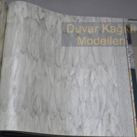 Adawall 9913-1 Tropicano Beyaz Kuş Tüyü Desen Duvar Kağıdı