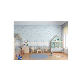 Adawall AA-8902-1 Ada Kids Bulut Gökkuşağı 10.60 m² Duvar Kağıdı