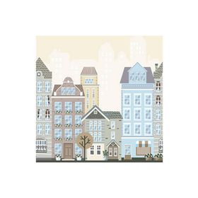 Adawall AA-8903-2 Ada Kids Renkli Evler Çocuk Odası 10.60 m² Duvar Kağıdı
