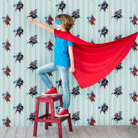 Adawall AA-8927-2 Ada Kids Süpermen Çocuk Odası 10.60 m² Duvar Kağıdı