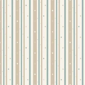 Adawall AA-8928-1 Ada Kids Çizgili Yıldızlı Çocuk Odası 10.60 m² Duvar Kağıdı