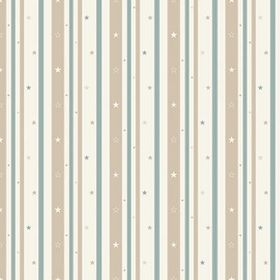 Adawall AA-8928-1 Ada Kids Çizgili Yıldızlı Çocuk Odası 10.60 m² Duvar Kağıdı