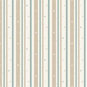 Adawall AA-8928-1 Ada Kids Çizgili Yıldızlı Çocuk Odası 10.60 m² Duvar Kağıdı