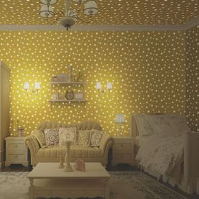 Adawall AA-8930-1 Ada Kids Papatya Gece Işıklı 10.60 m² Duvar Kağıdı