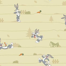 Adawall AA-8934-2 Ada Kids Bugs Bunny Cartoon Character 10.60 m² Duvar Kağıdı