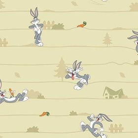 Adawall AA-8934-2 Ada Kids Bugs Bunny Cartoon Character 10.60 m² Duvar Kağıdı