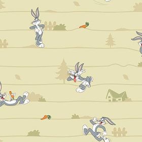 Adawall AA-8934-2 Ada Kids Bugs Bunny Cartoon Character 10.60 m² Duvar Kağıdı