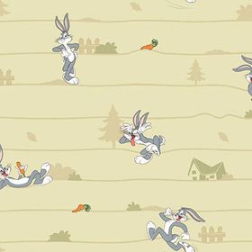 Adawall AA-8934-2 Ada Kids Bugs Bunny Cartoon Character 10.60 m² Duvar Kağıdı