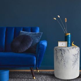 Adawall Blue Mini Flowers Puf