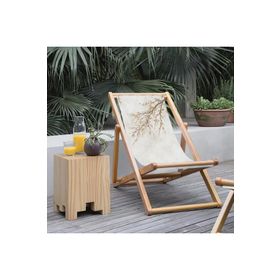 Adawall Gold Mini Flowers Fırınlanmış Gürgen Ağacı Süet Kumaş Şezlong
