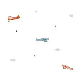Adawall KDS8907-1 Ada Kids Uçak Desenli Duvar Kağıdı