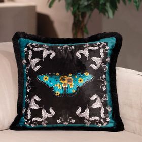 Adawall Kelebek Desenli Dekoratif Kırlent