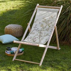 Adawall Mini Colorful Flowers Fırınlanmış Gürgen Ağacı Süet Kumaş Şezlong