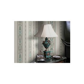 Adawall Rumi 6803-4 Klasik Çizgili Damask Desenli Duvar Kağıdı