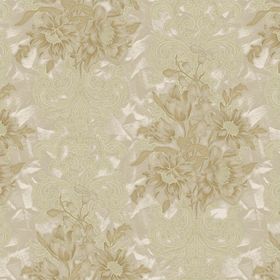 Adawall Seven 7805-2 Serisi Açık Bej 100x110 Çiçek Detaylı Rokoko Damask Deseni Duvar Kağıdı