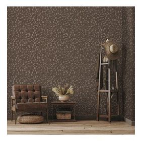 Adawall Vera 1512-4 Koyu Kahverengi 100x110 Duvar Kağıdı