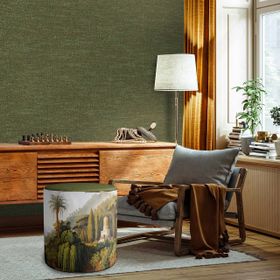 Adawall Yeşil Orman Manzaralı Puf