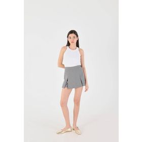 Addax ADX-00029006 Yırtmaçlı Mini Şort Etek
