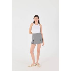Addax ADX-00029006 Yırtmaçlı Mini Şort Etek
