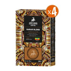 Addis Ababa Coffee 250 gr Harar Blend Professional Barista Premium Gold Collection Çekirdek Kahve