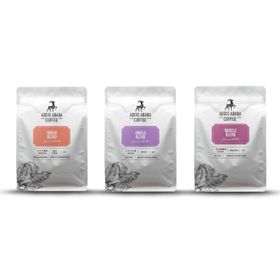 Addis Ababa Coffee 3x750 gr Etiyopya Kavrulmuş Çekirdek Kahve Deneme Seti