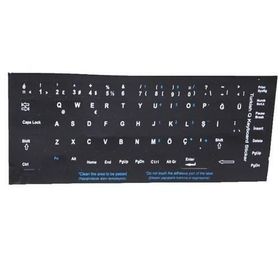 Addison 300169 Rusça Q Siyah Klavye Stiker