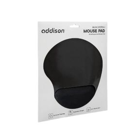 Addison 300521 Siyah Bilek Destekli Mouse Pad