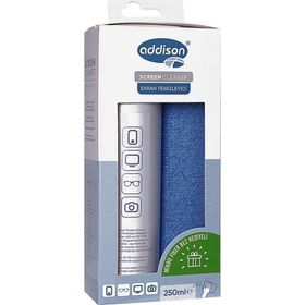 Addison 300871 250 ml Ekran Temizleyici Sprey + Microfiber Bez