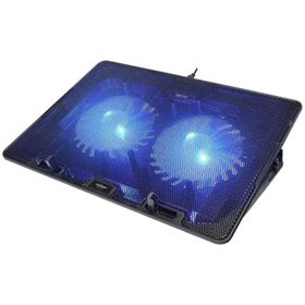Addison AD-S1 Waft Mavi Led Işıklı 2 Fanlı 2 USB DC 5V 125x125x20 mm Notebook Soğutucu Stand