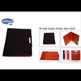 Addison IP-160 Siyah iPad 3 Kılıfı