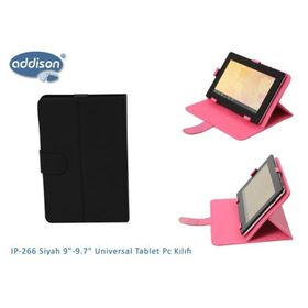 Addison IP-266 Siyah 9.7'' Tablet Kılıfı