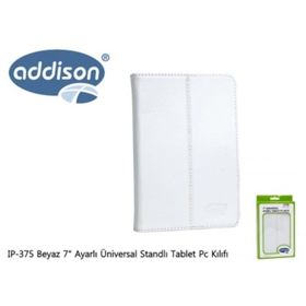 Addison IP-375 Beyaz 7'' Tablet Kılıfı