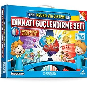 Adeda 1. Sınıf 7 Yaş Neuro Via Dikkati Güçlendirme Seti