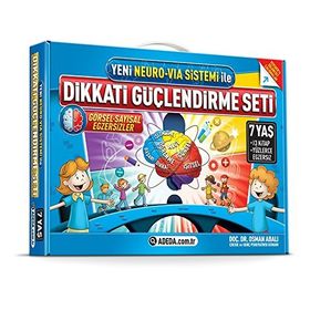 Adeda 1. Sınıf 7 Yaş Neuro Via Dikkati Güçlendirme Seti