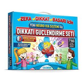 Adeda 1. Sınıf 7 Yaş Neuro Via Dikkati Güçlendirme Seti