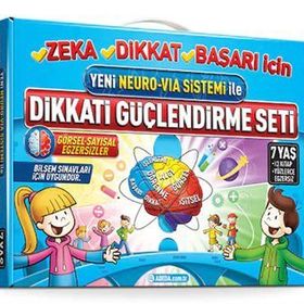 Adeda 1. Sınıf 7 Yaş Neuro Via Dikkati Güçlendirme Seti