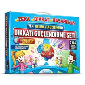 Adeda 1. Sınıf 7 Yaş Neuro Via Dikkati Güçlendirme Seti