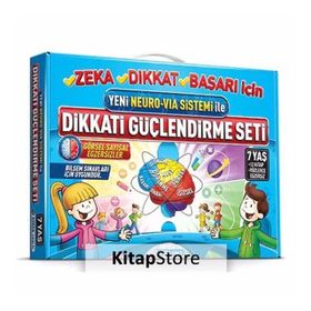 Adeda 1. Sınıf 7 Yaş Neuro Via Dikkati Güçlendirme Seti
