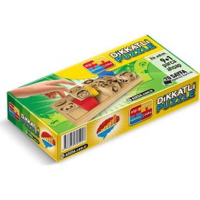 Adeda 3 Boyutlu İlk Adım Dikkatli Puzzle