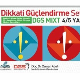 Adeda 4-5 Yaş Dgs Mixt Dikkati Güçlendirme Seti